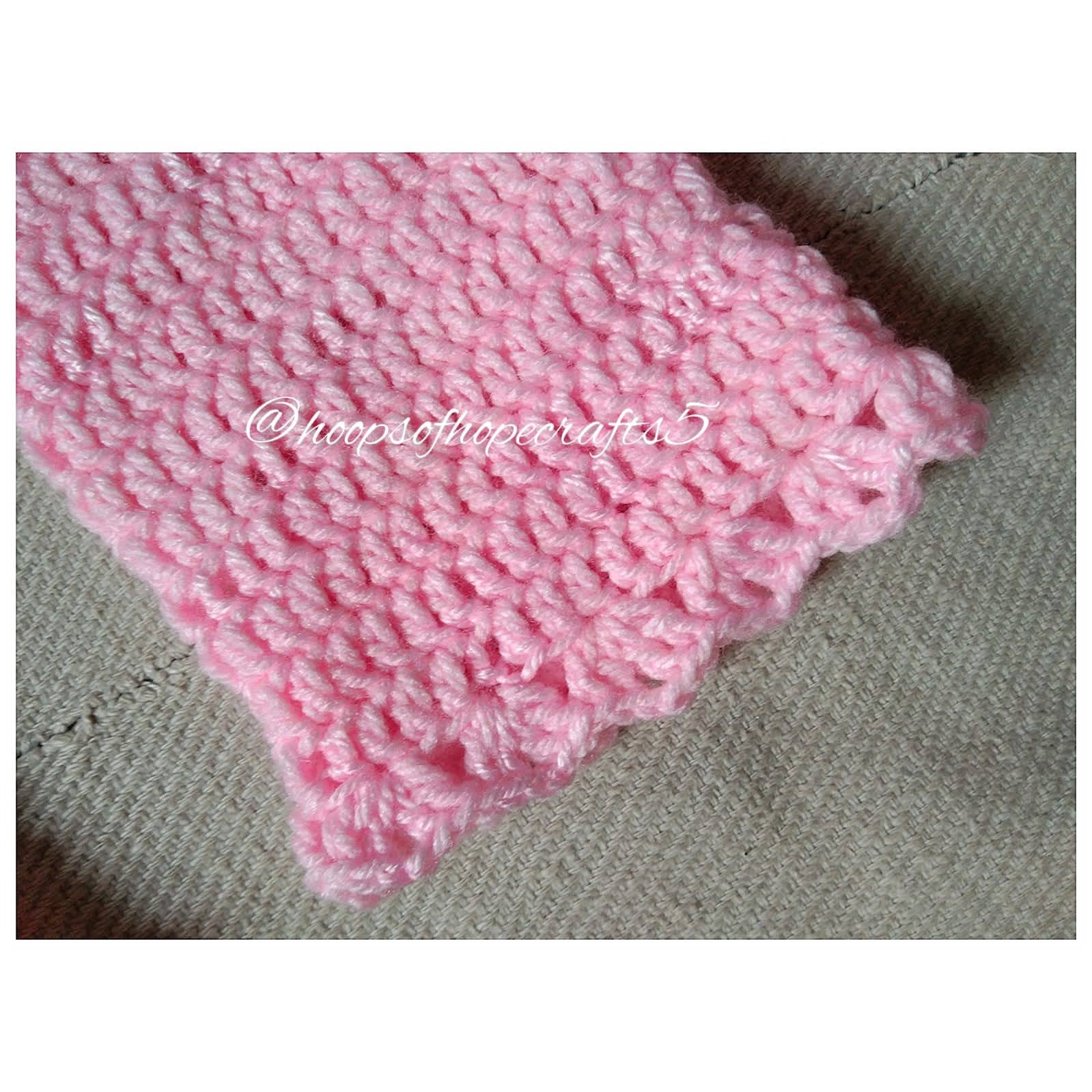 Pink shell frock set