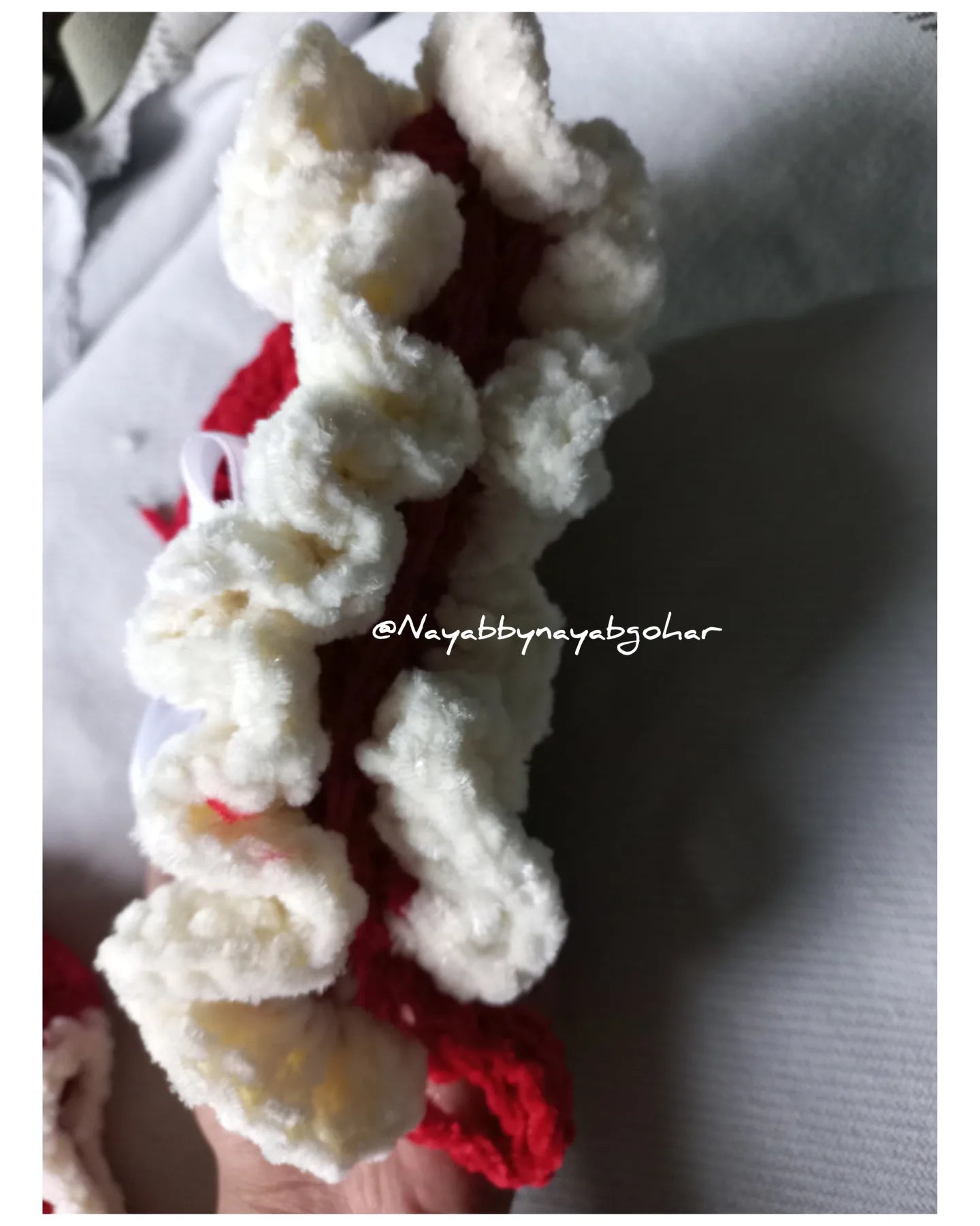 Velvet frock&bonnet set