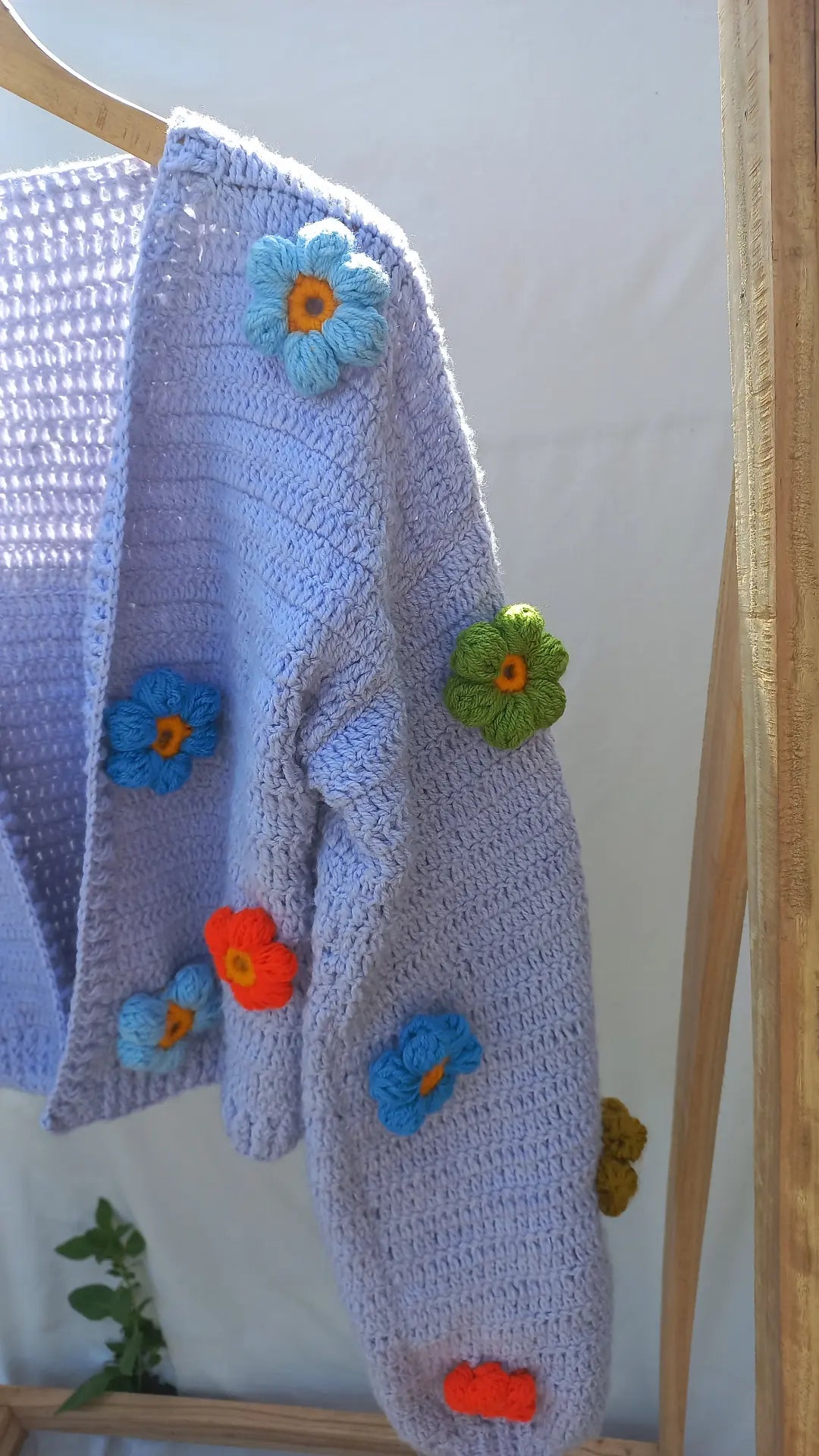Blossom Cropped Cardigan (mini flower version)