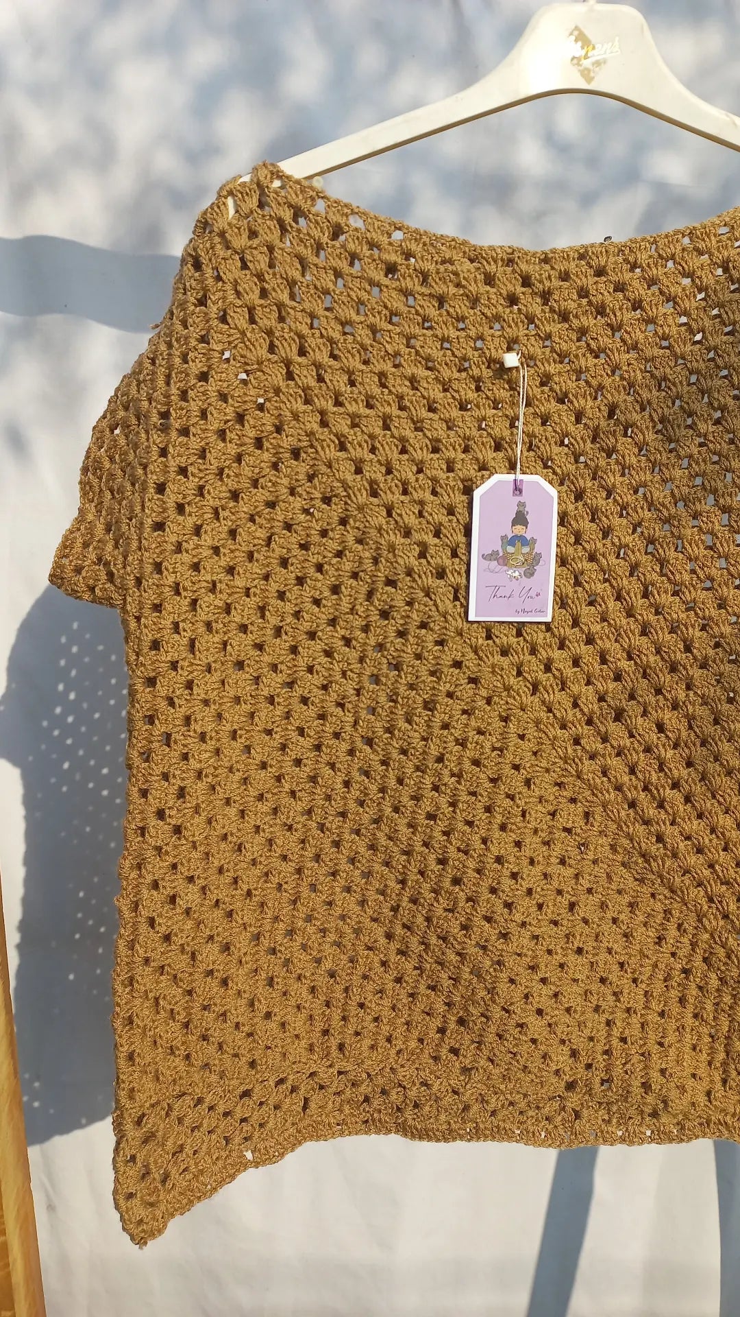 Brown granny top