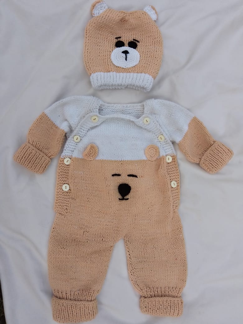 Confused Bear Romper
