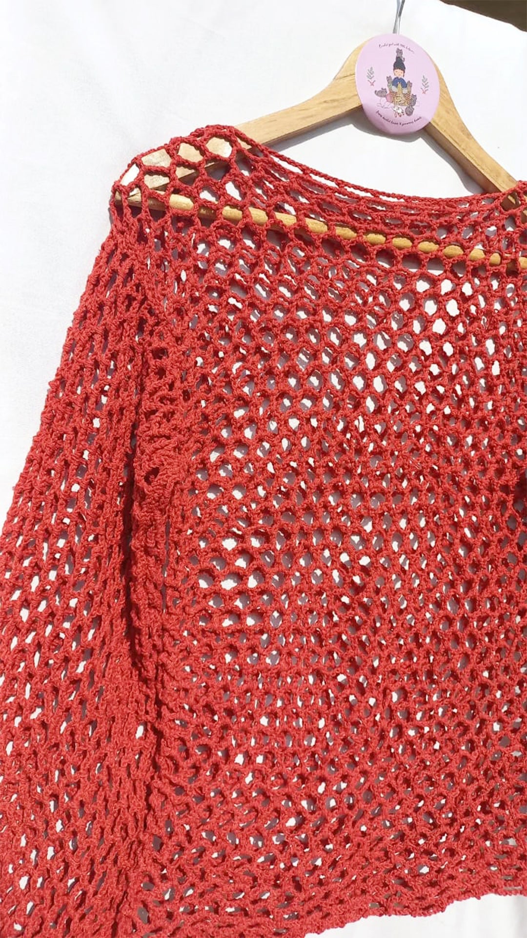 Mesh slipover top