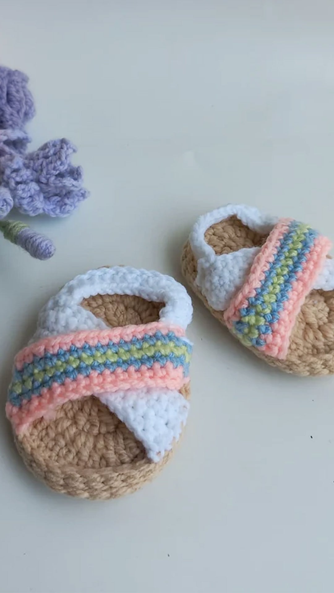 Pestal cross strap sandals