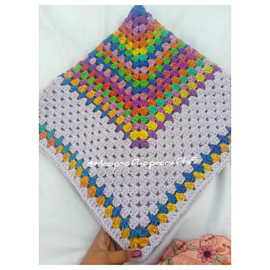 Rainbow baby blanket