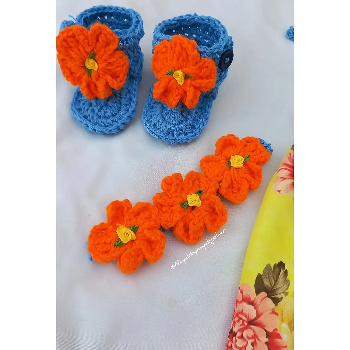 Sandals and headband