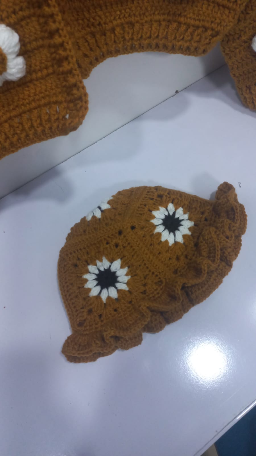 Golden Cardigan Set