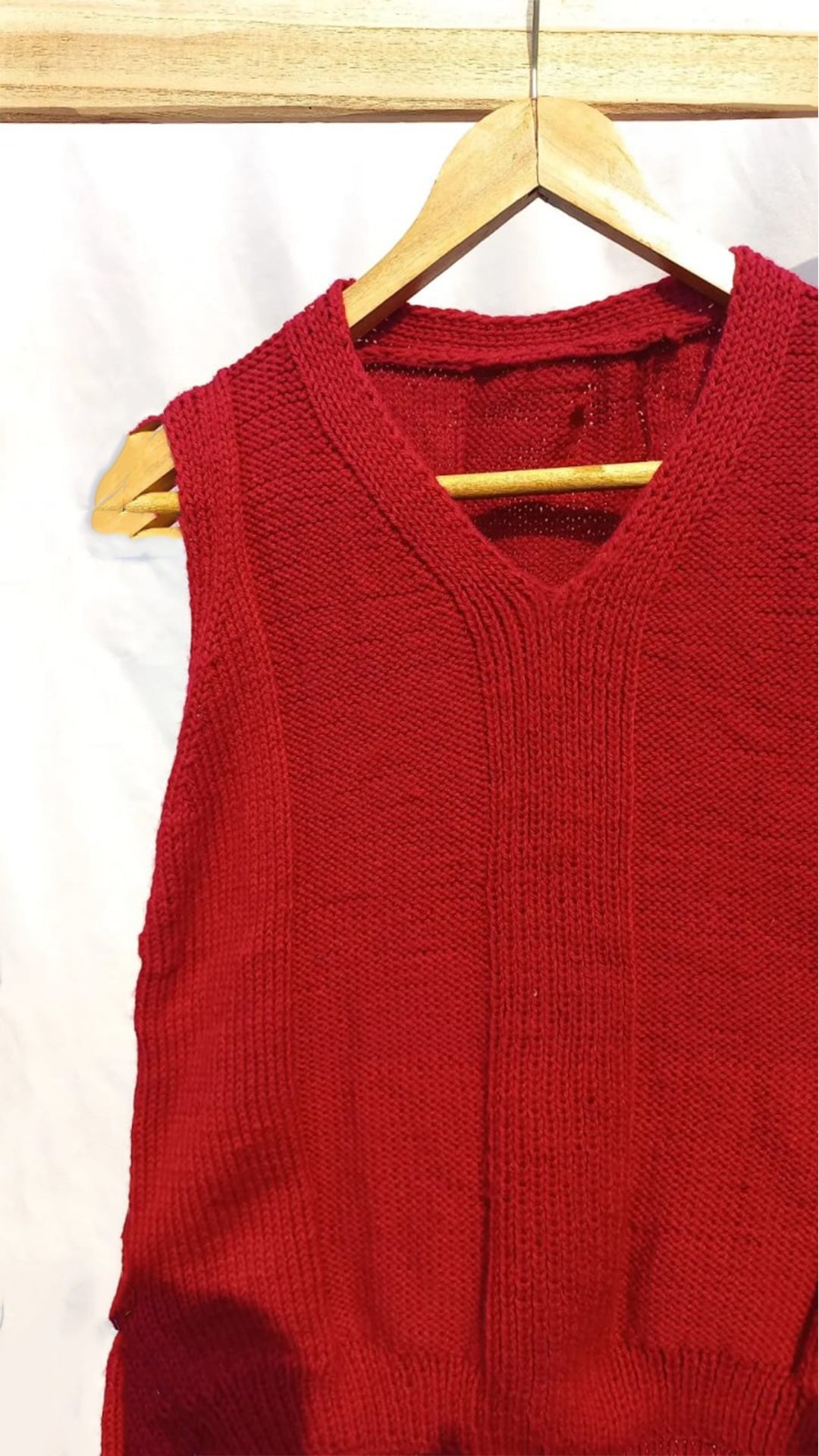Maroon Basic Vest