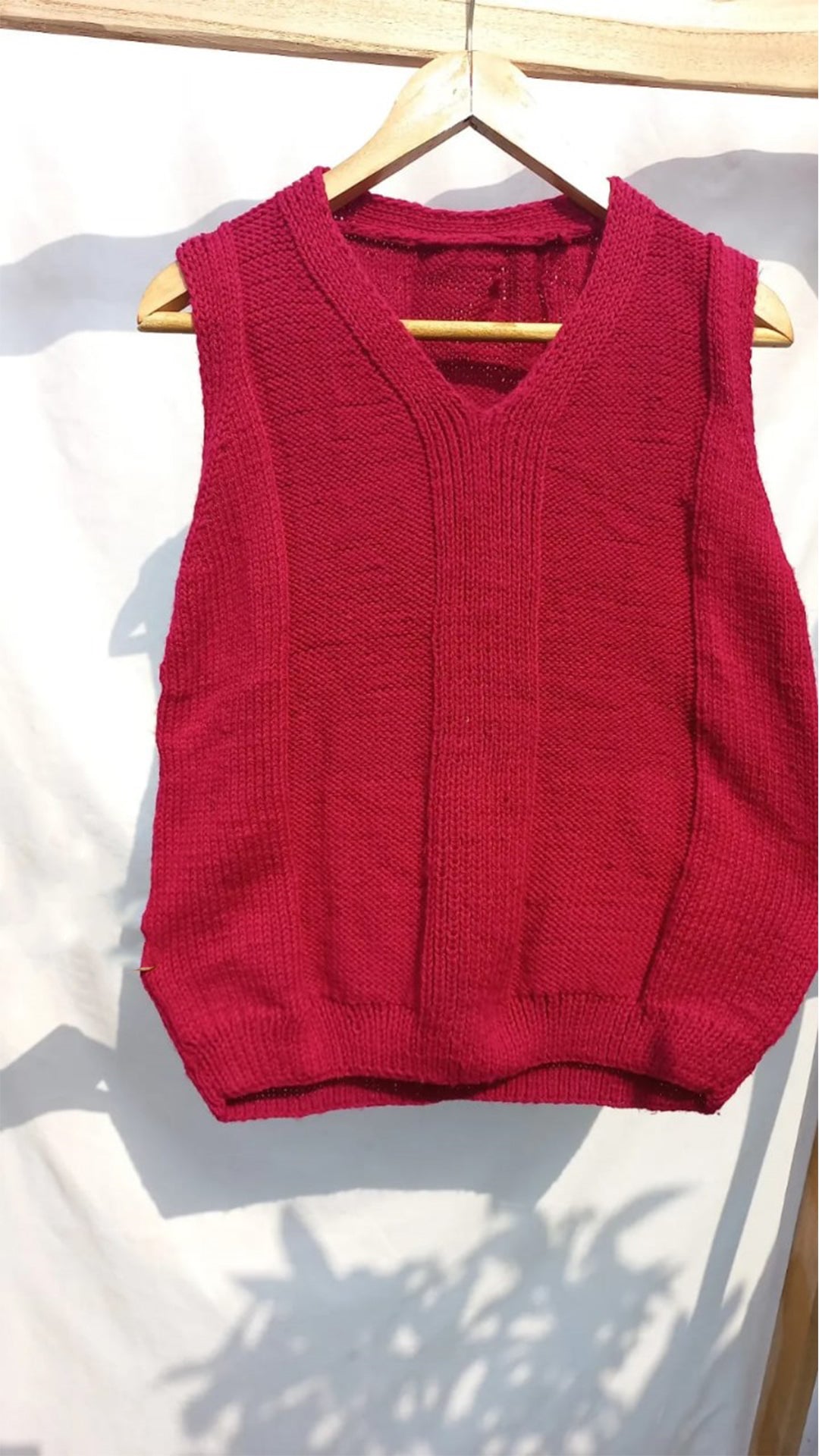 Maroon Basic Vest