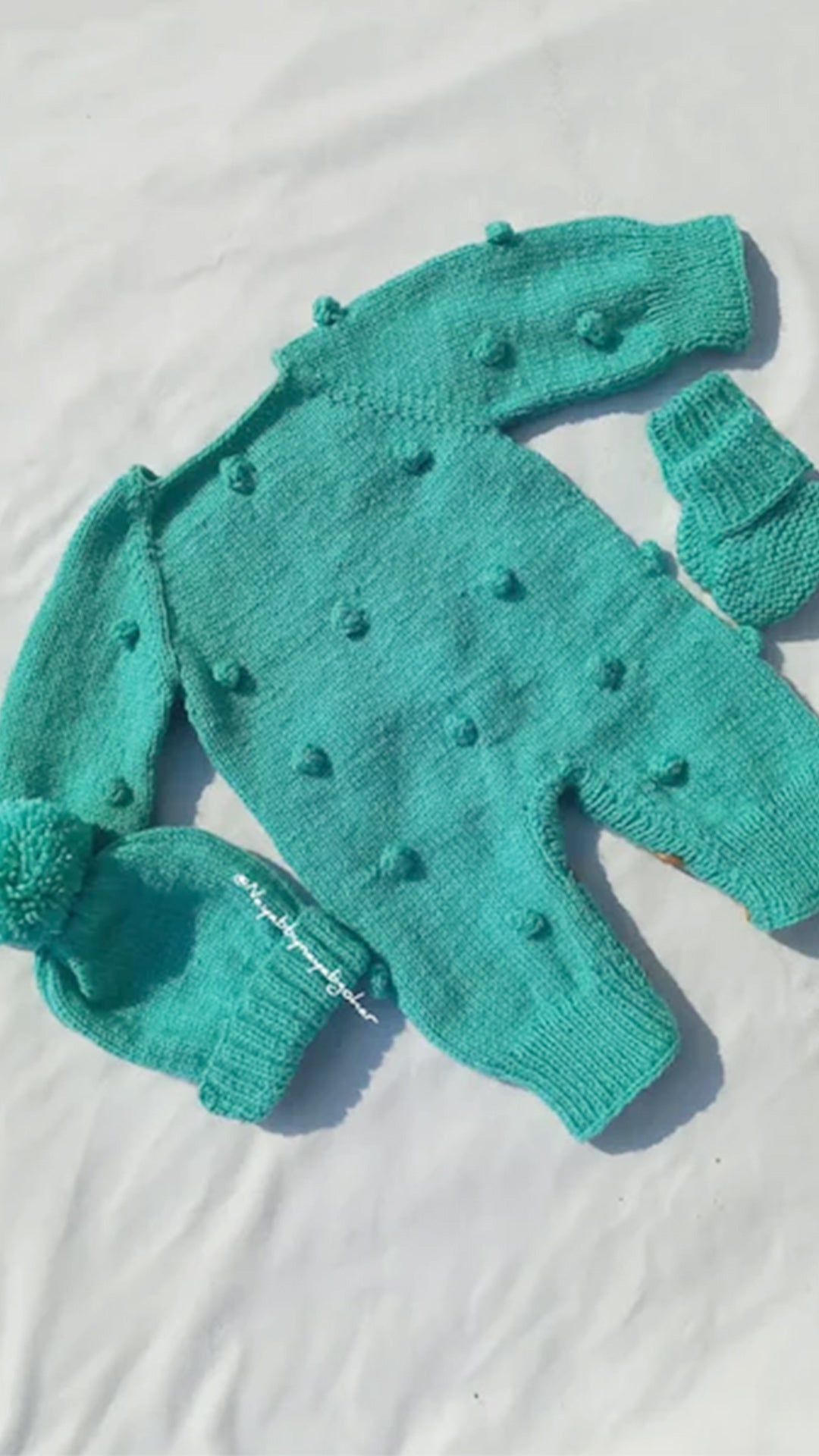 Bobble romper set