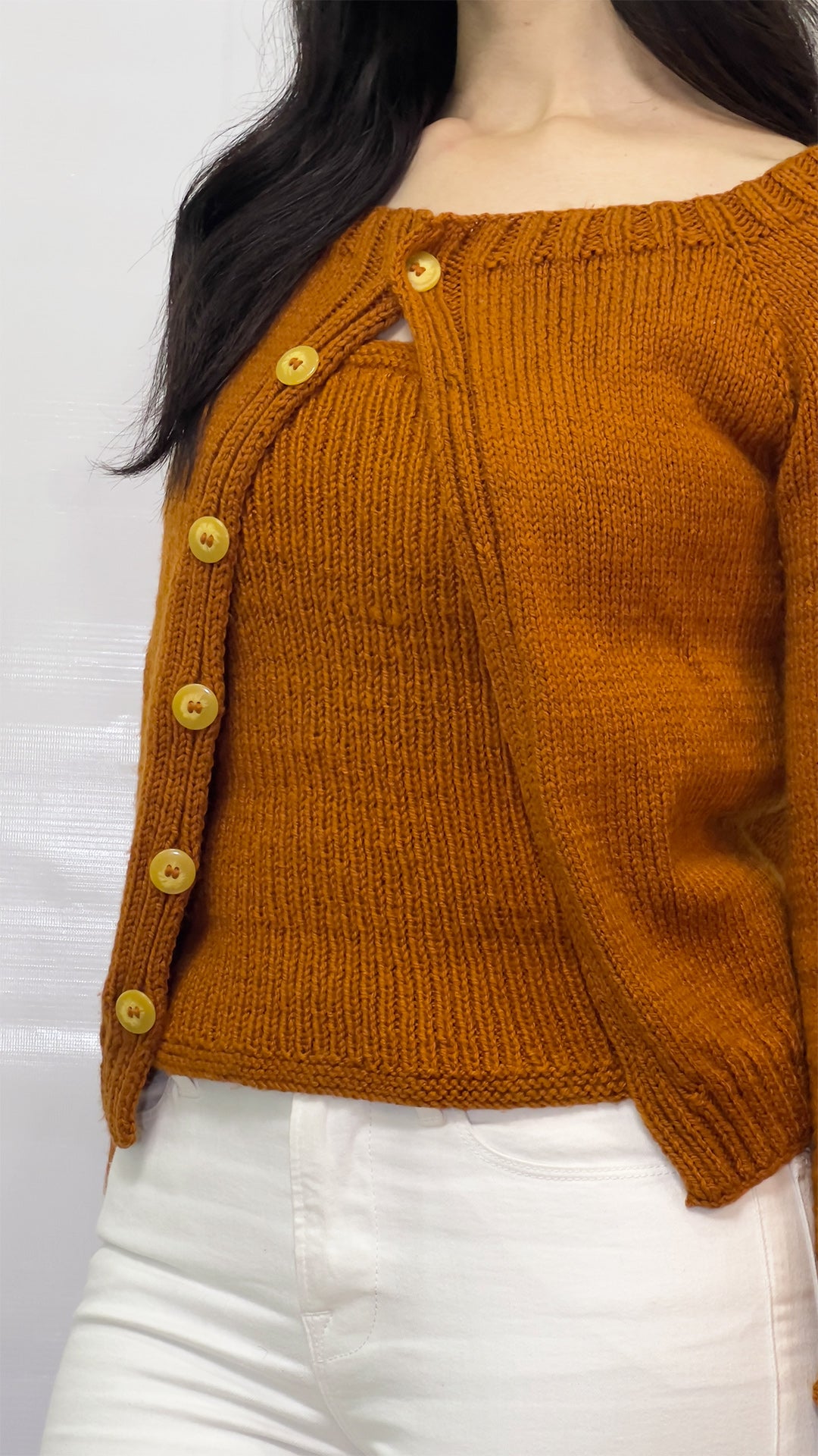 Rust Cardigan Set