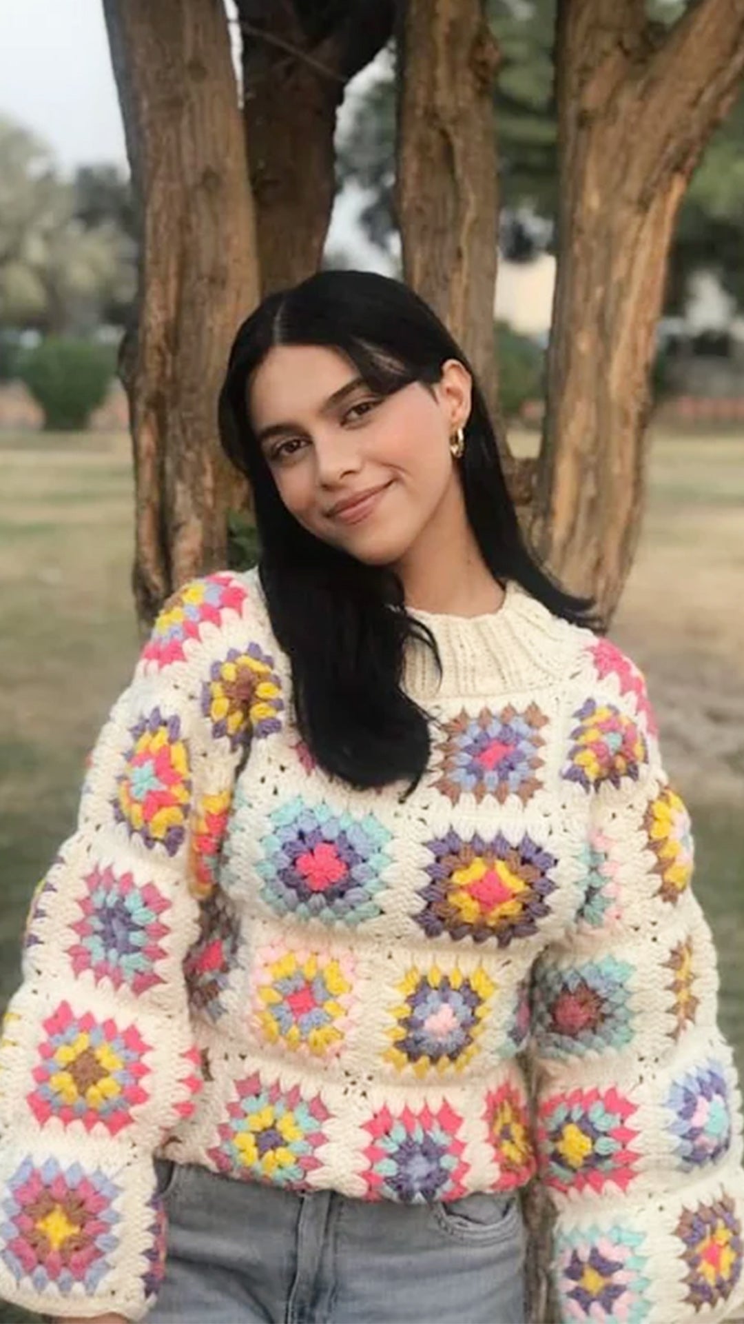 Color flutter jumper