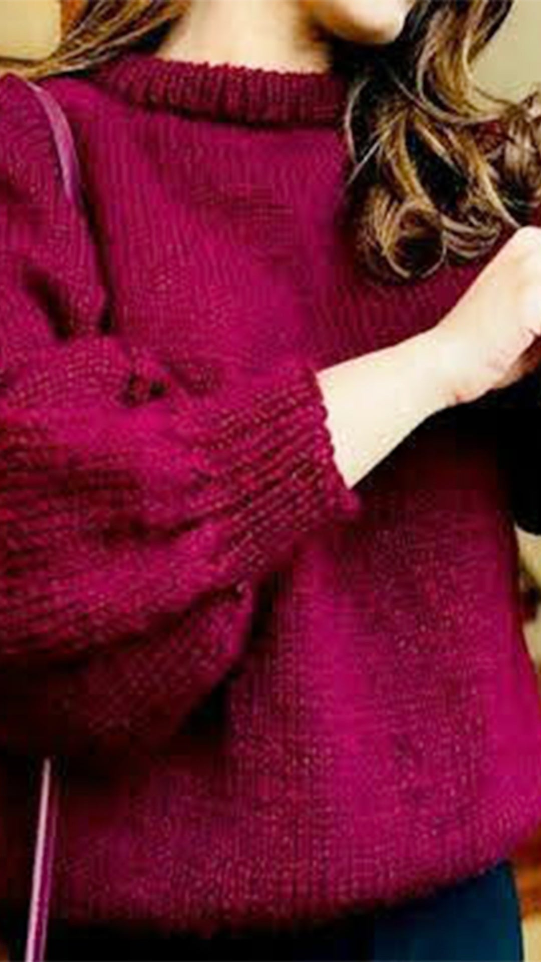 Diamond cables pullover