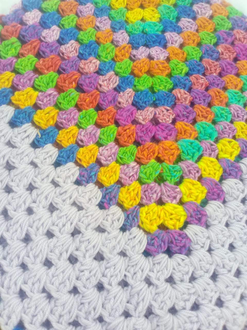 Rainbow baby blanket