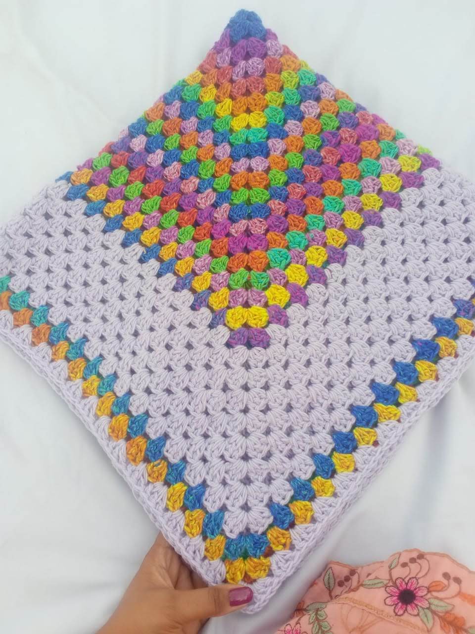 Rainbow baby blanket