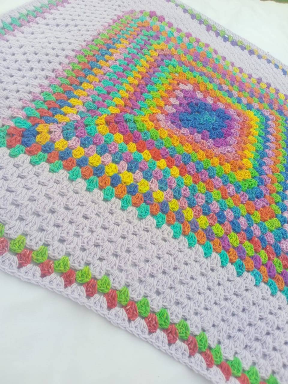 Rainbow baby blanket