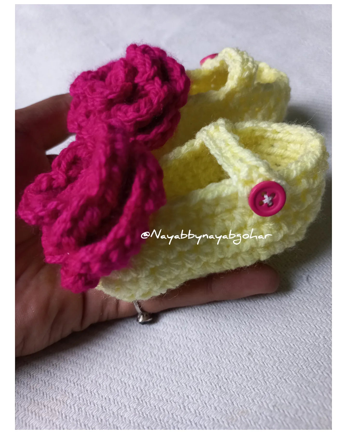 Lemon floral cap set