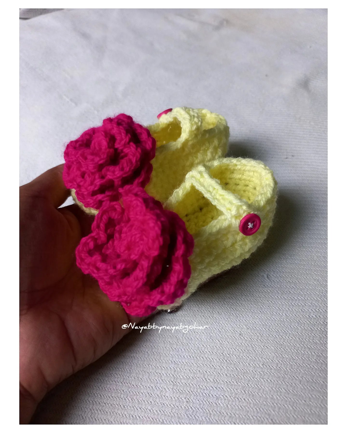 Lemon floral cap set