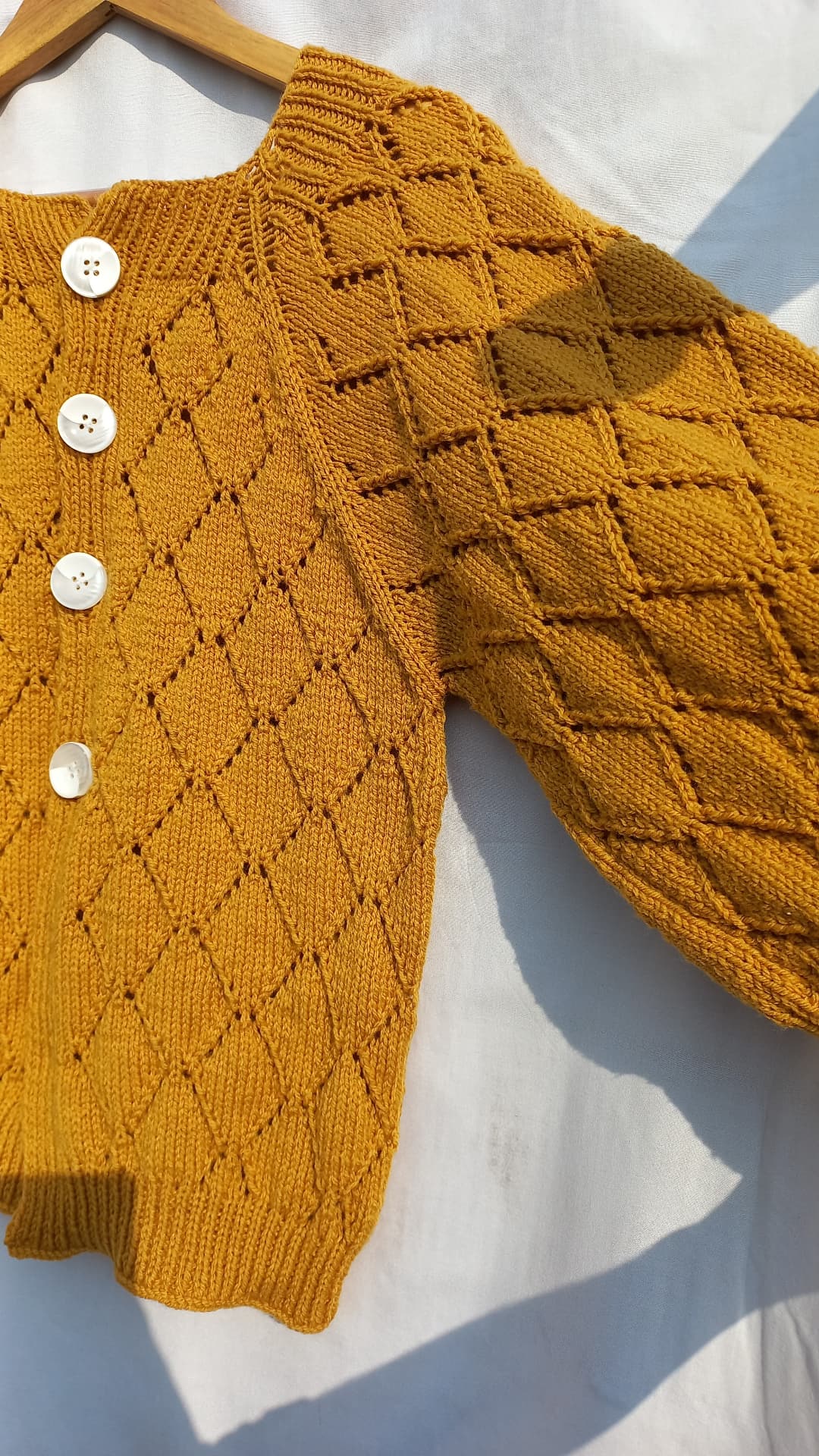 Diamond fillet cardigan