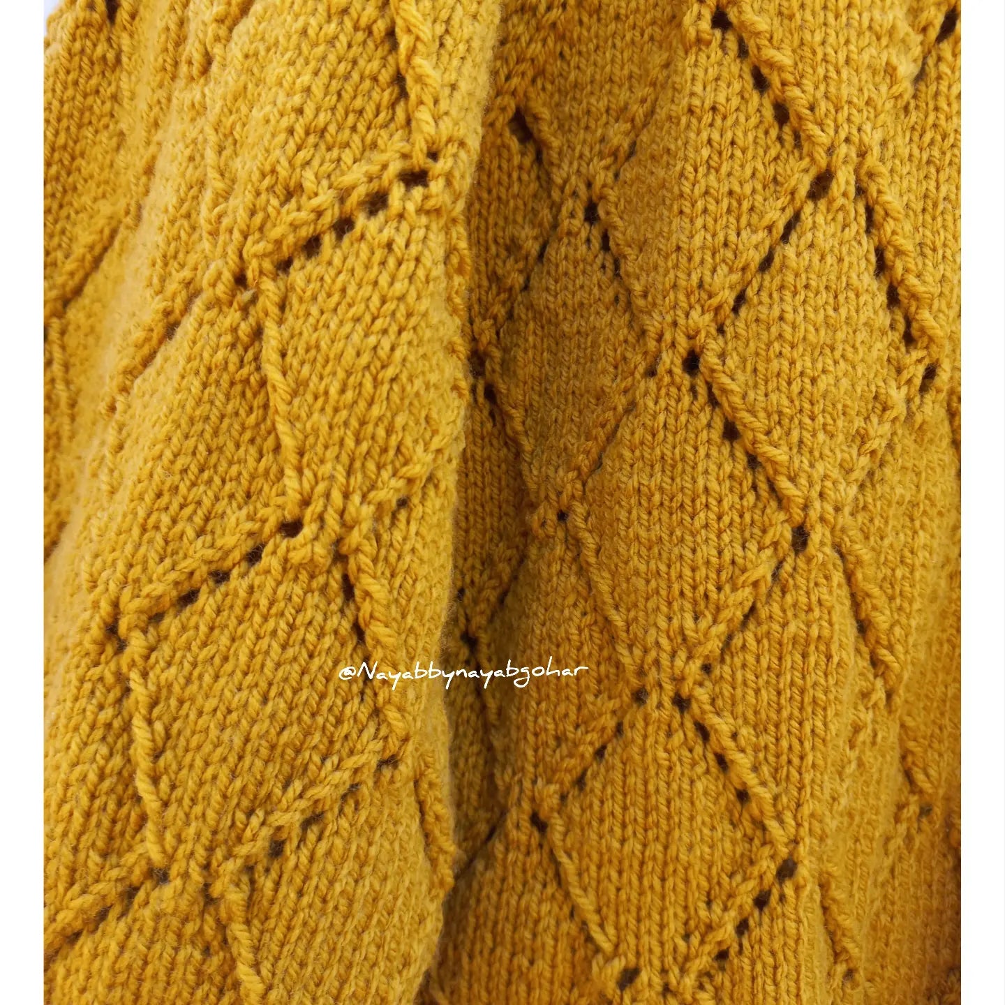 Diamond fillet cardigan