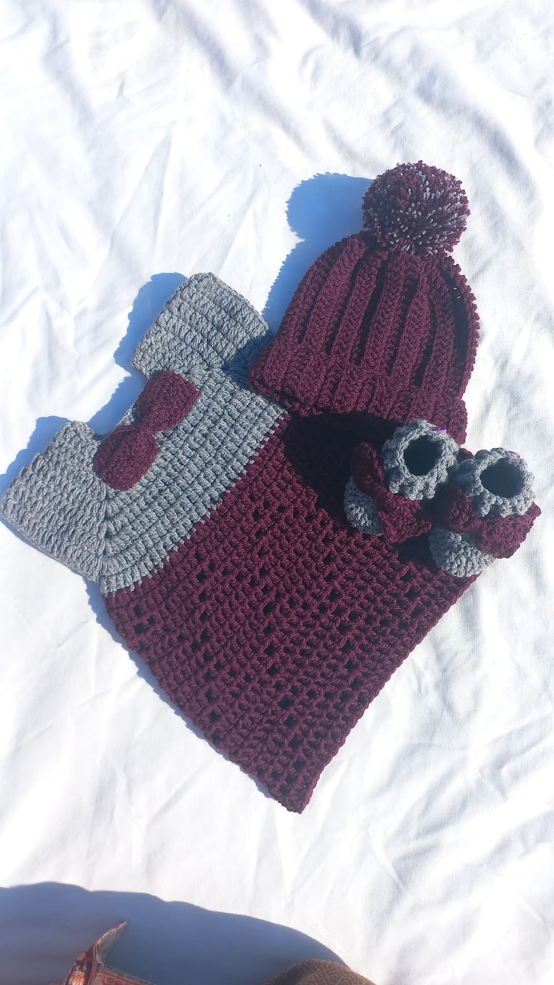 Diamond fillet frock set