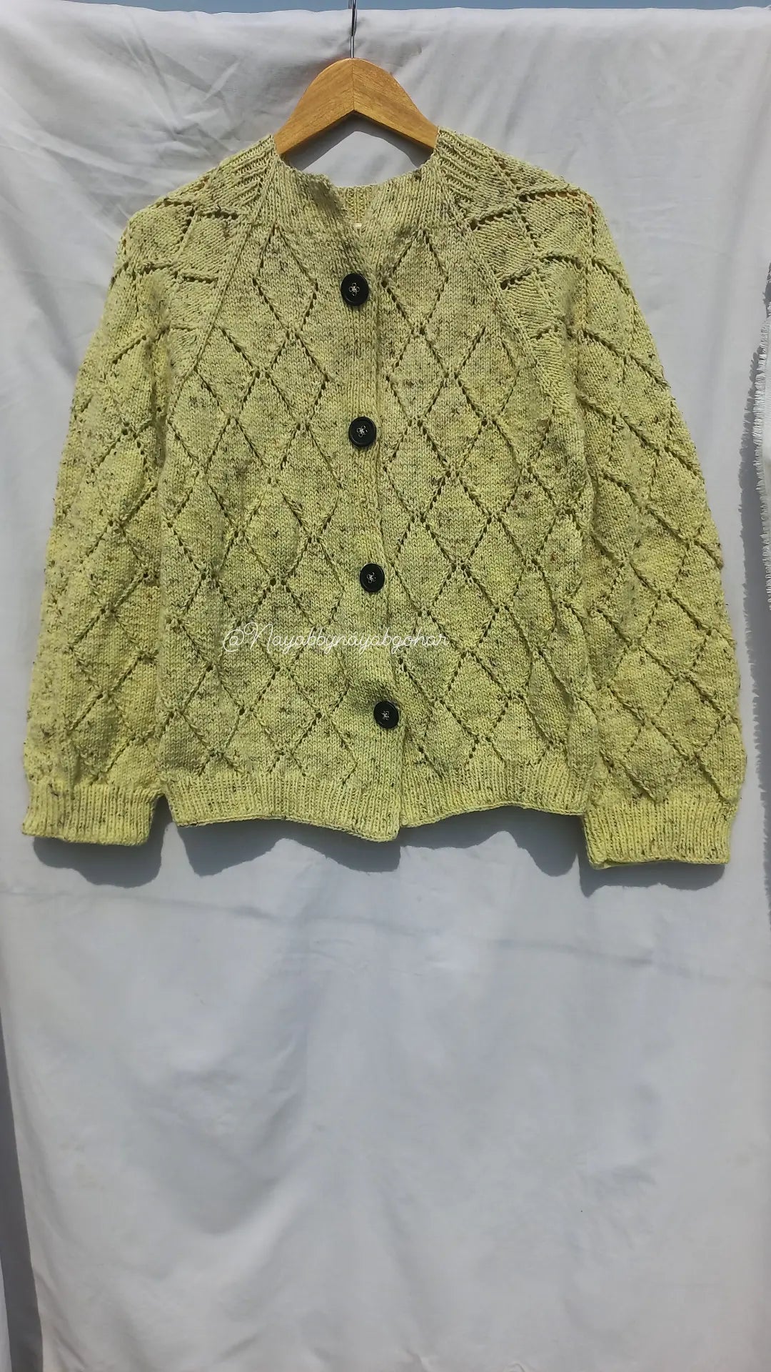 Diamond fillet cardigan