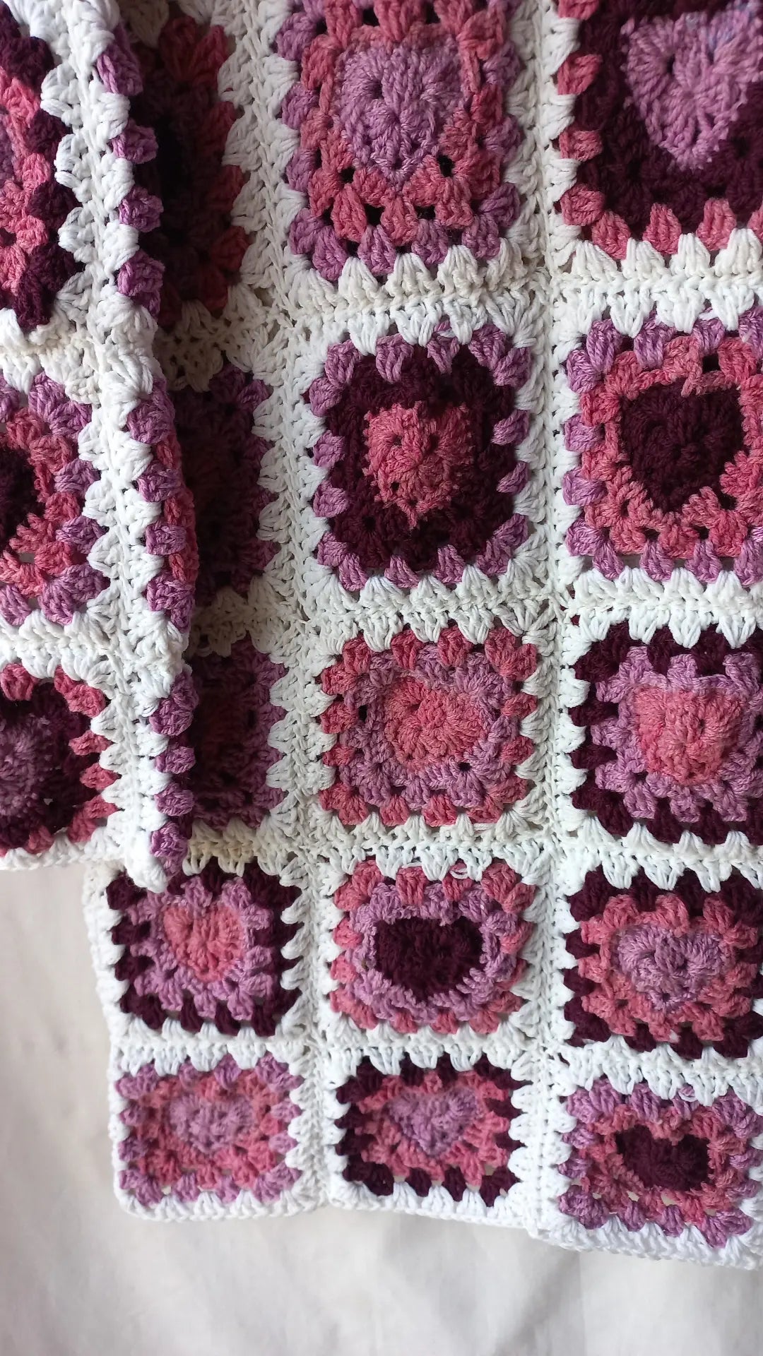 Crochet heart dress