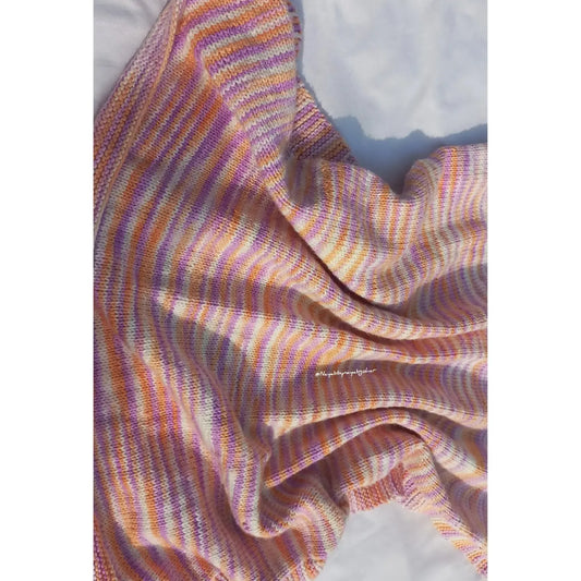 Knitted baby blanket