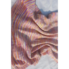 Knitted baby blanket