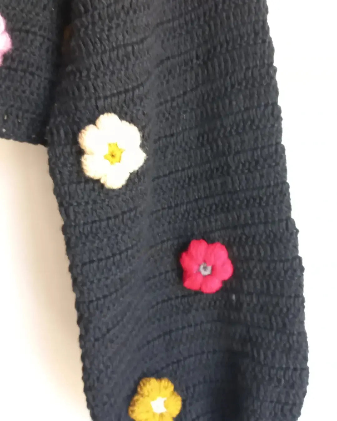 Blossom Cropped  Cardigan (mini flower version)