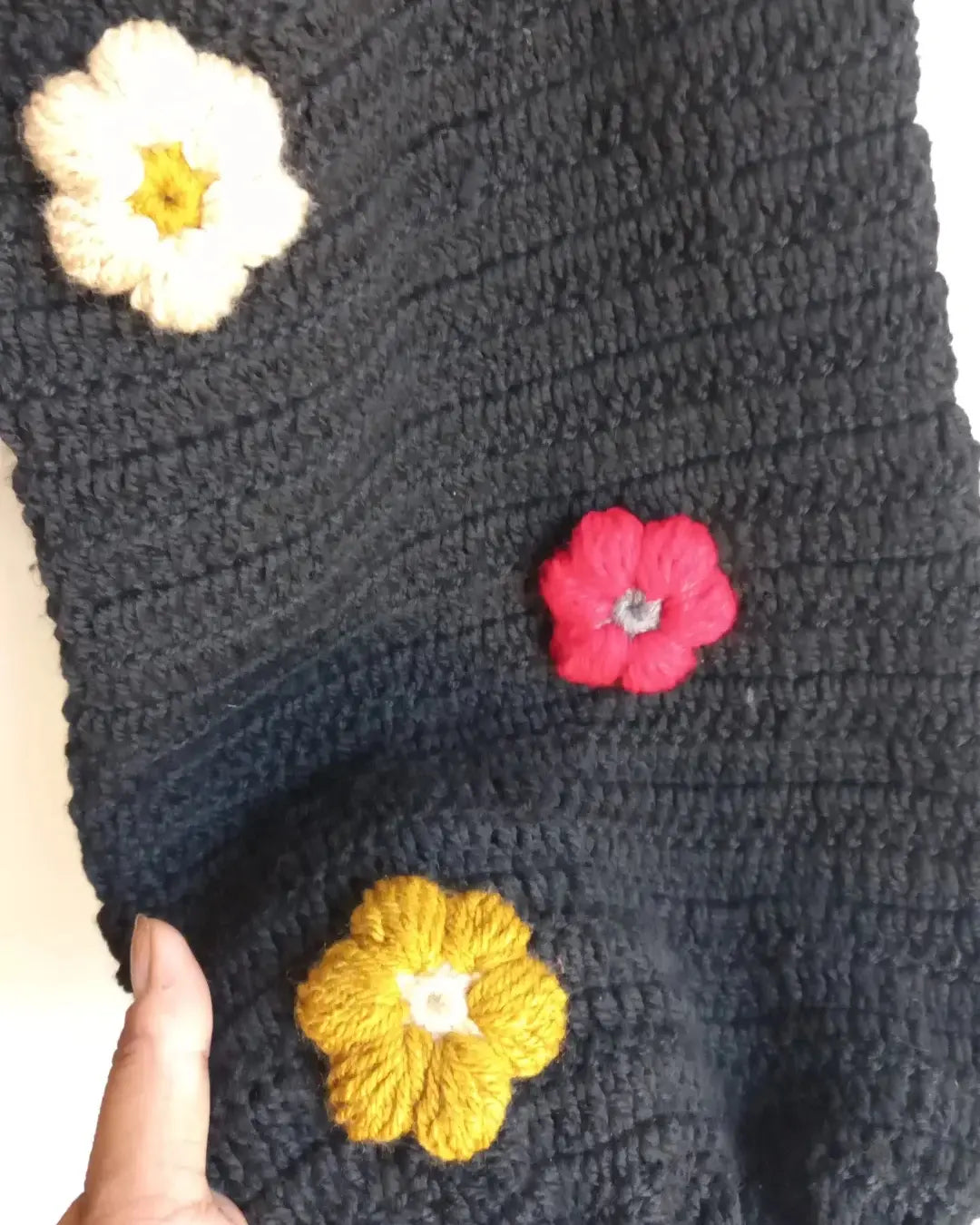 Blossom Cropped  Cardigan (mini flower version)