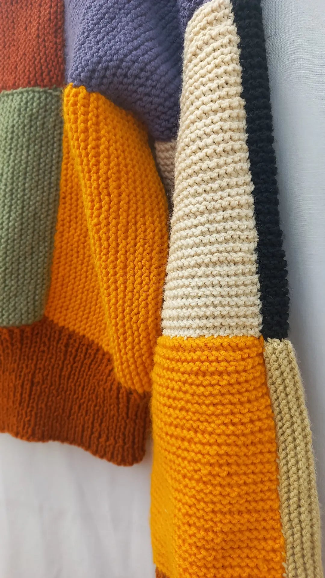 Patchwork knitted Cardigan