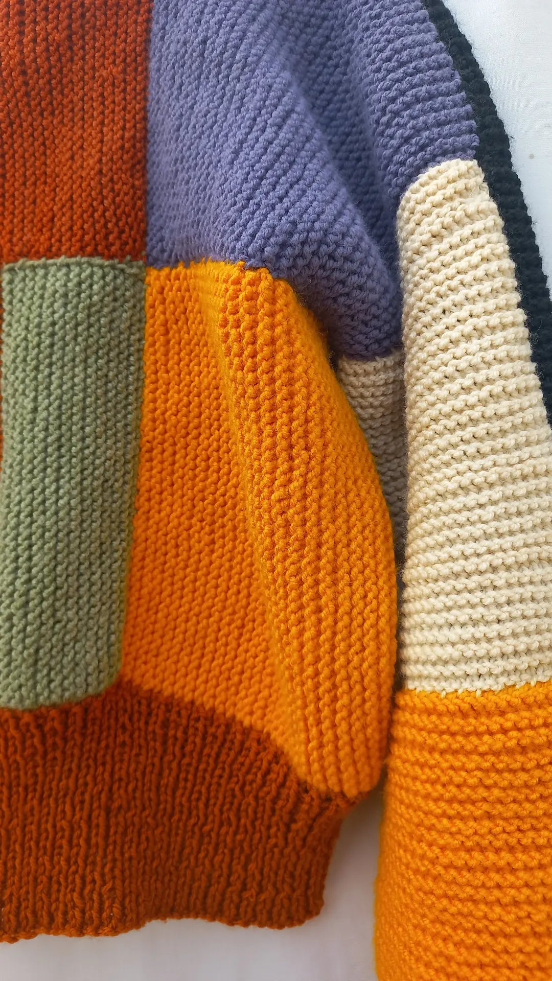 Patchwork knitted Cardigan