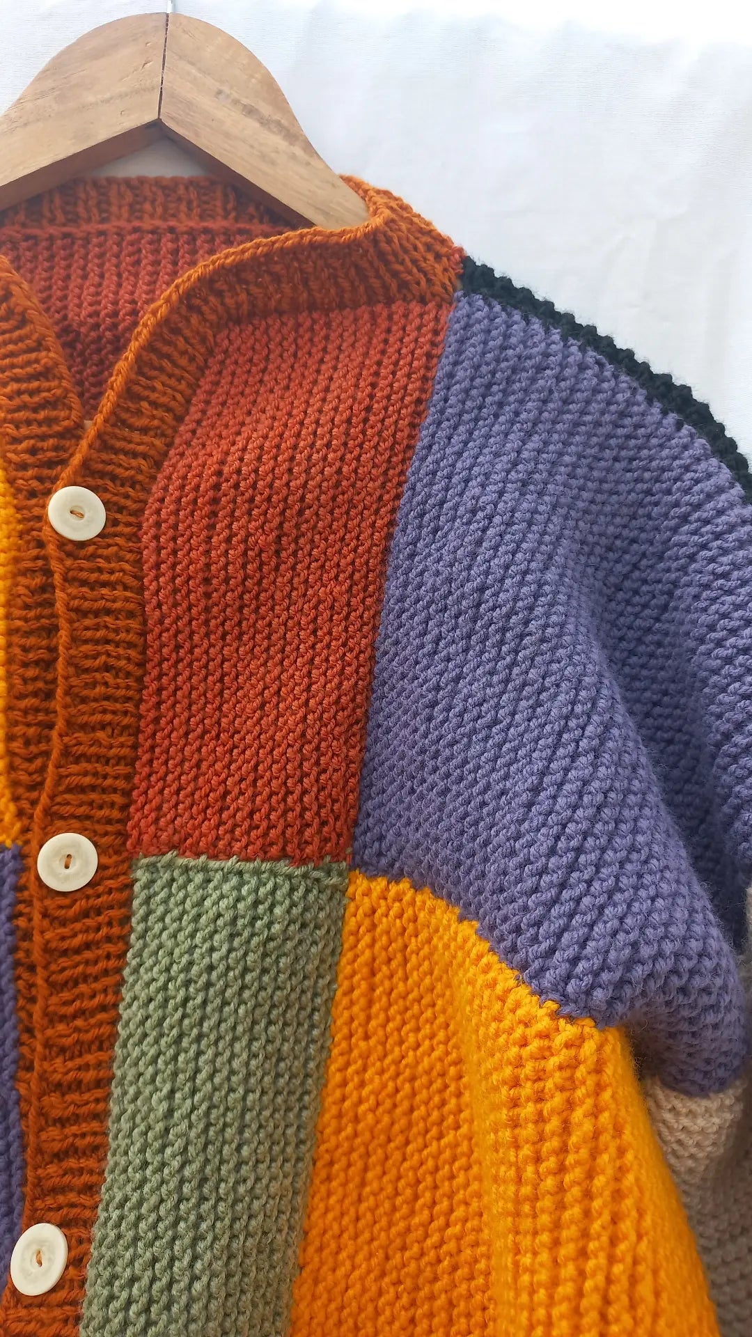 Patchwork knitted Cardigan
