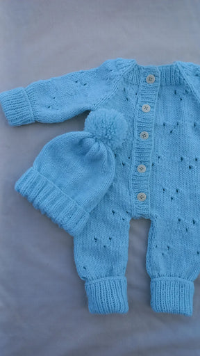 Eyelet romper set