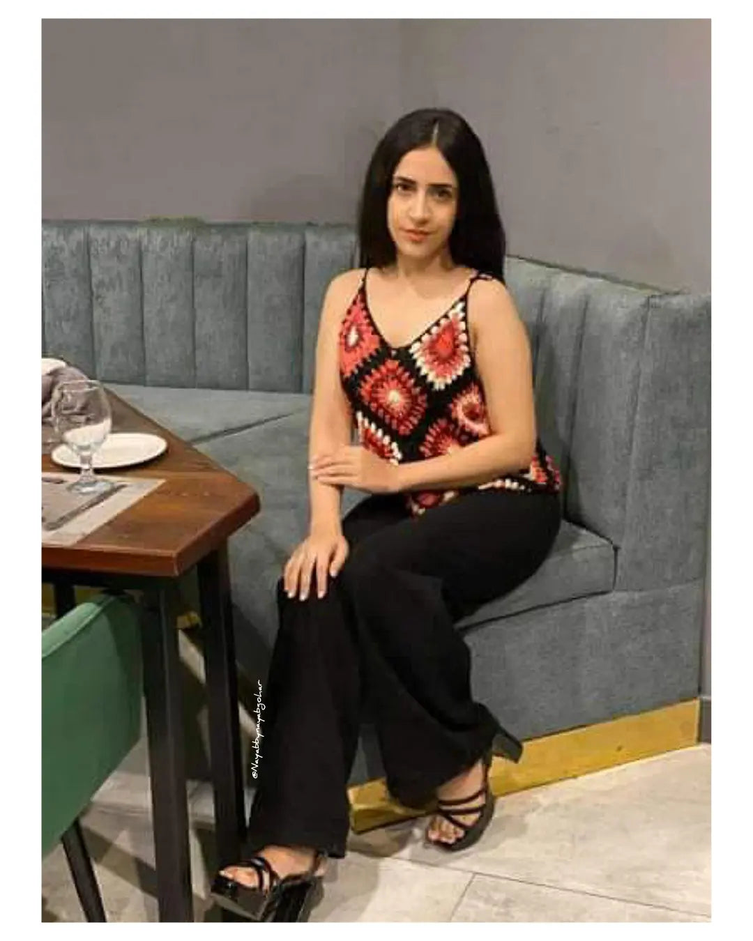 African Squares Top