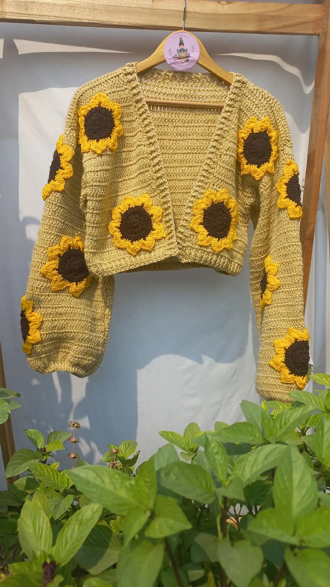 Sunflower Cropped cardigan