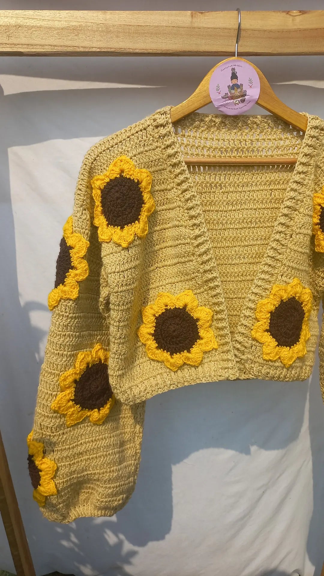 Sunflower Cropped cardigan