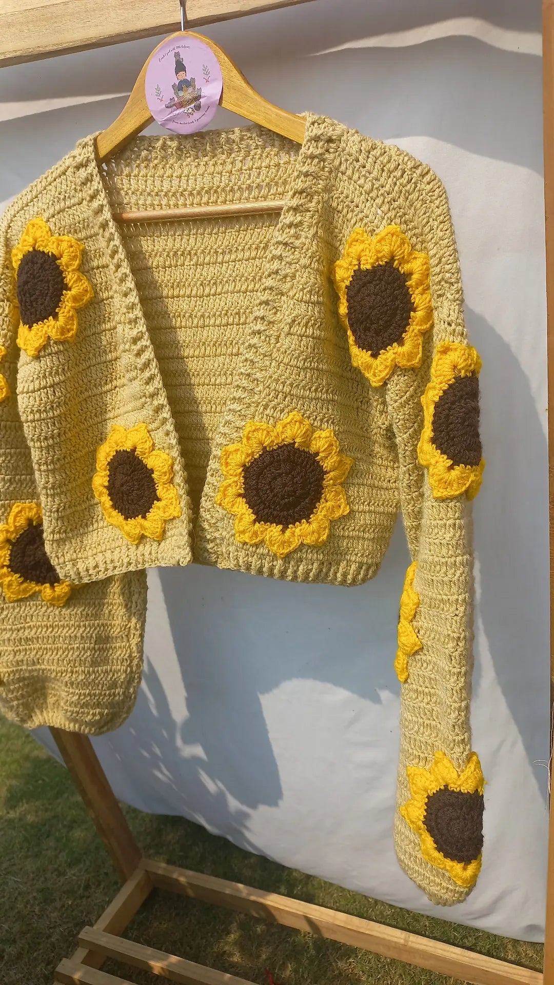 Sunflower Cropped cardigan