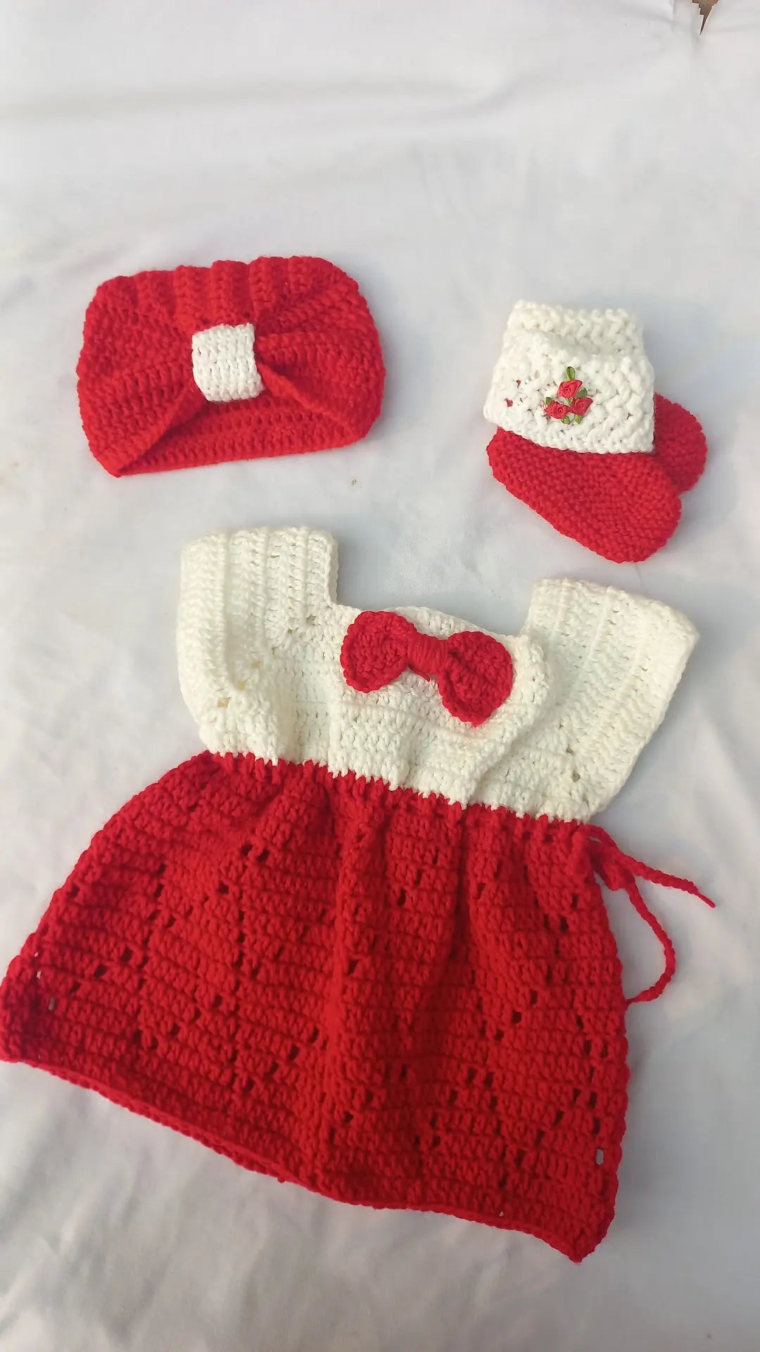 Diamond fillet frock set