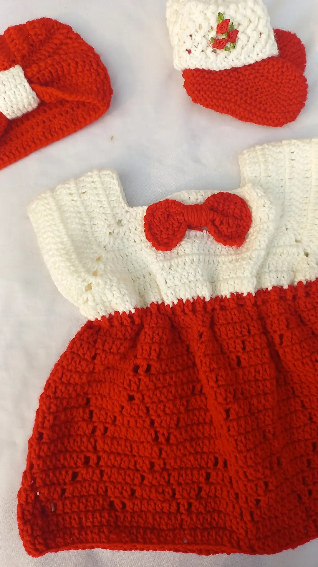 Diamond fillet frock set