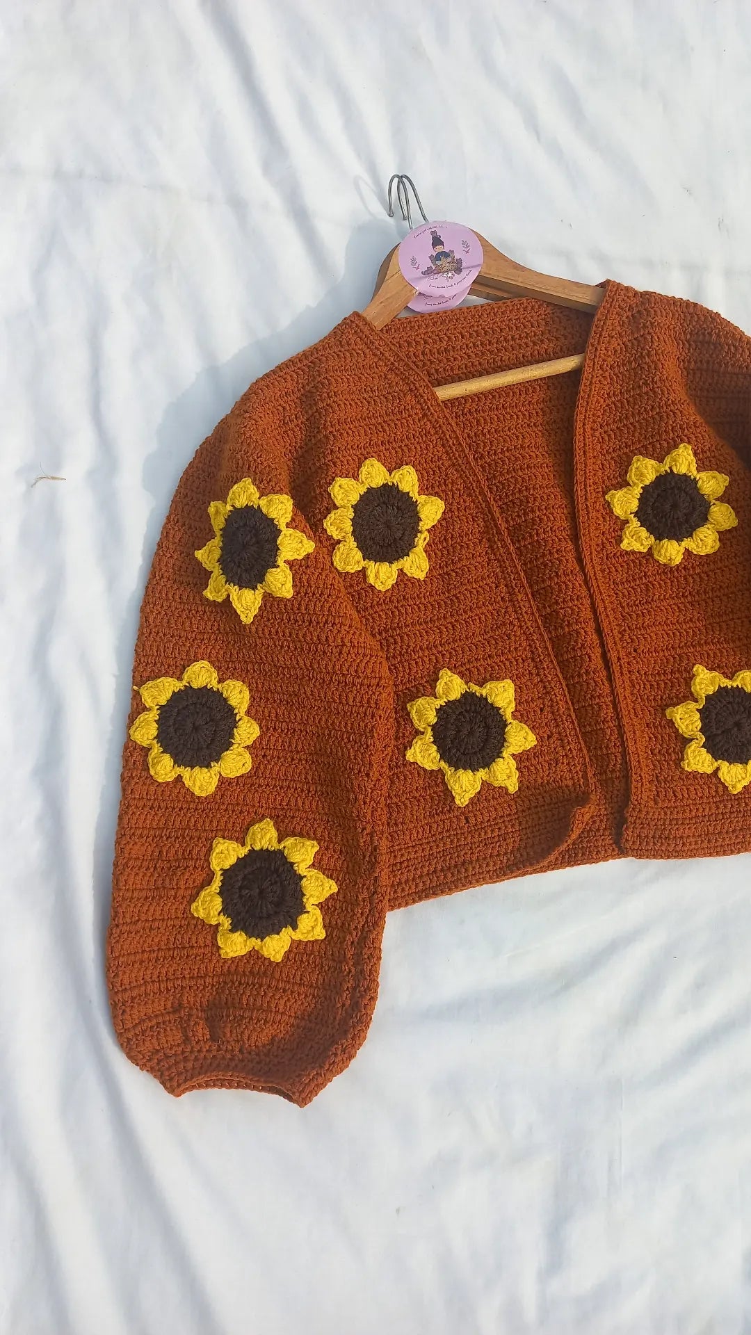 Sunflower Cropped cardigan