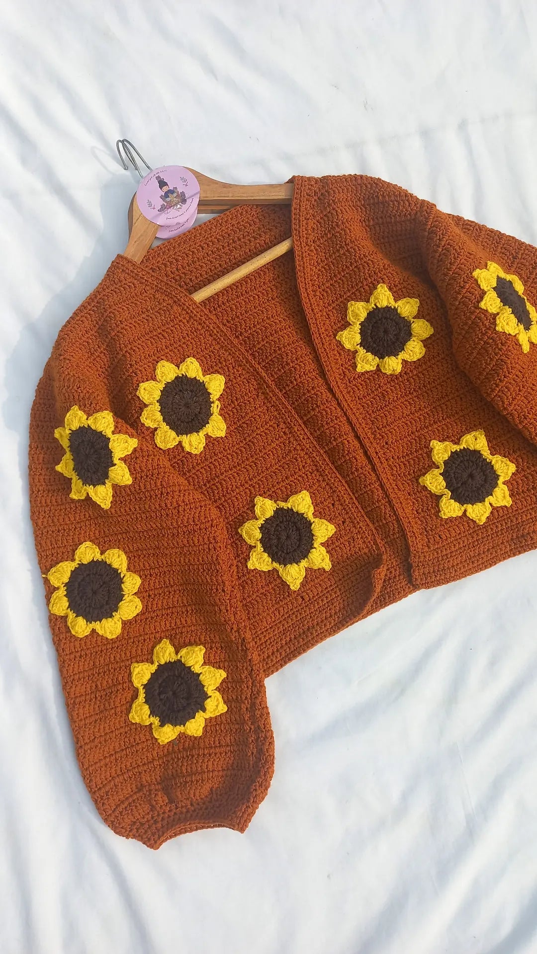 Sunflower Cropped cardigan