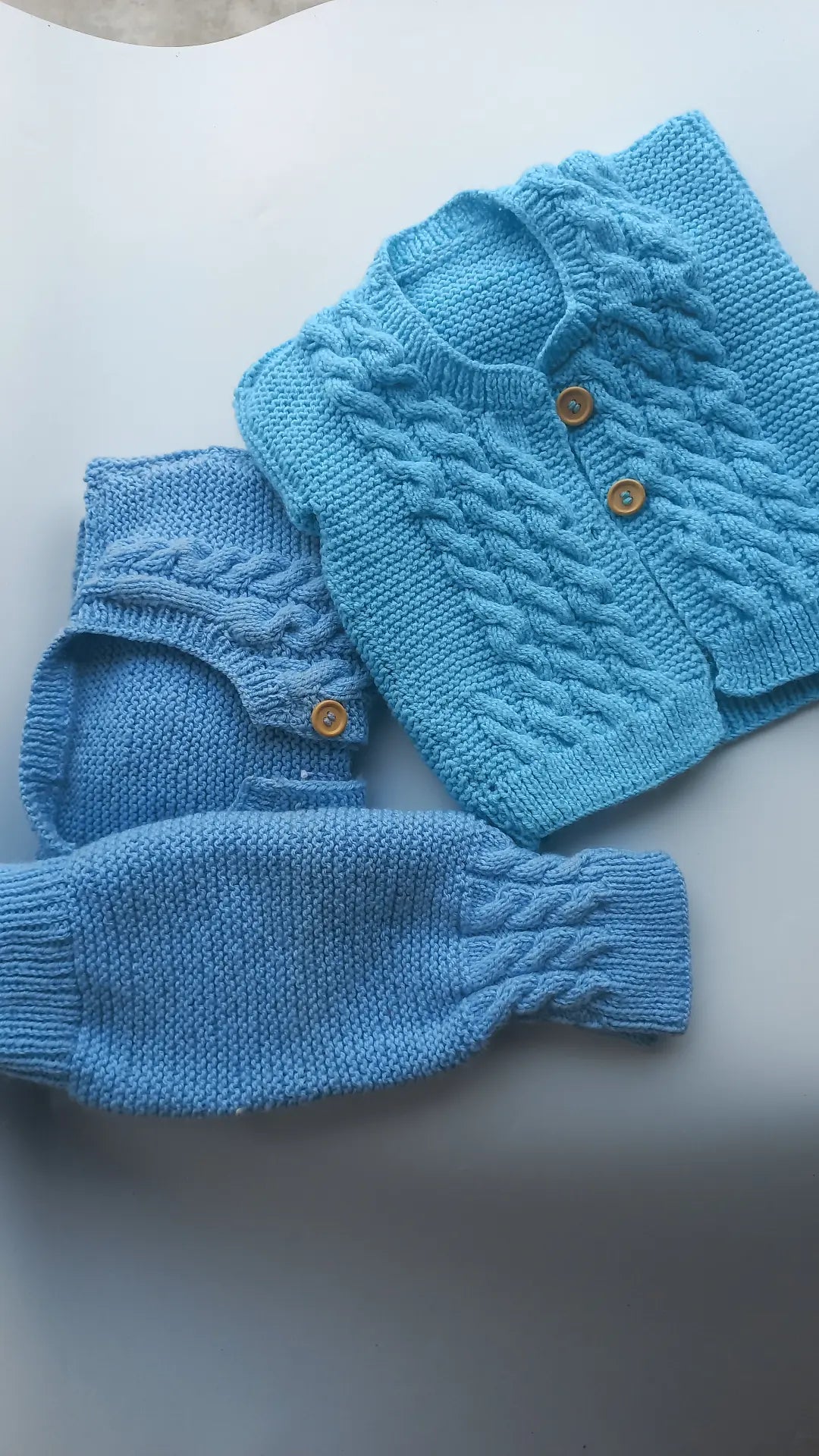 Cabled pajma sweater(Personalised knits)