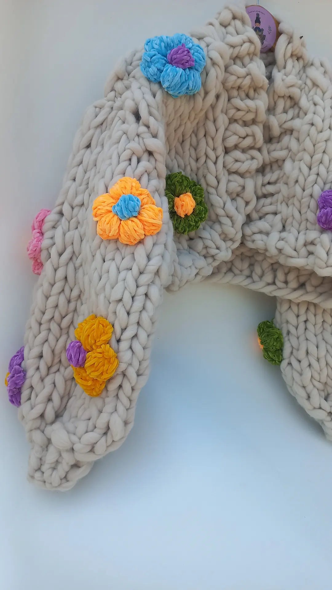 Chunky Blossom cardigan