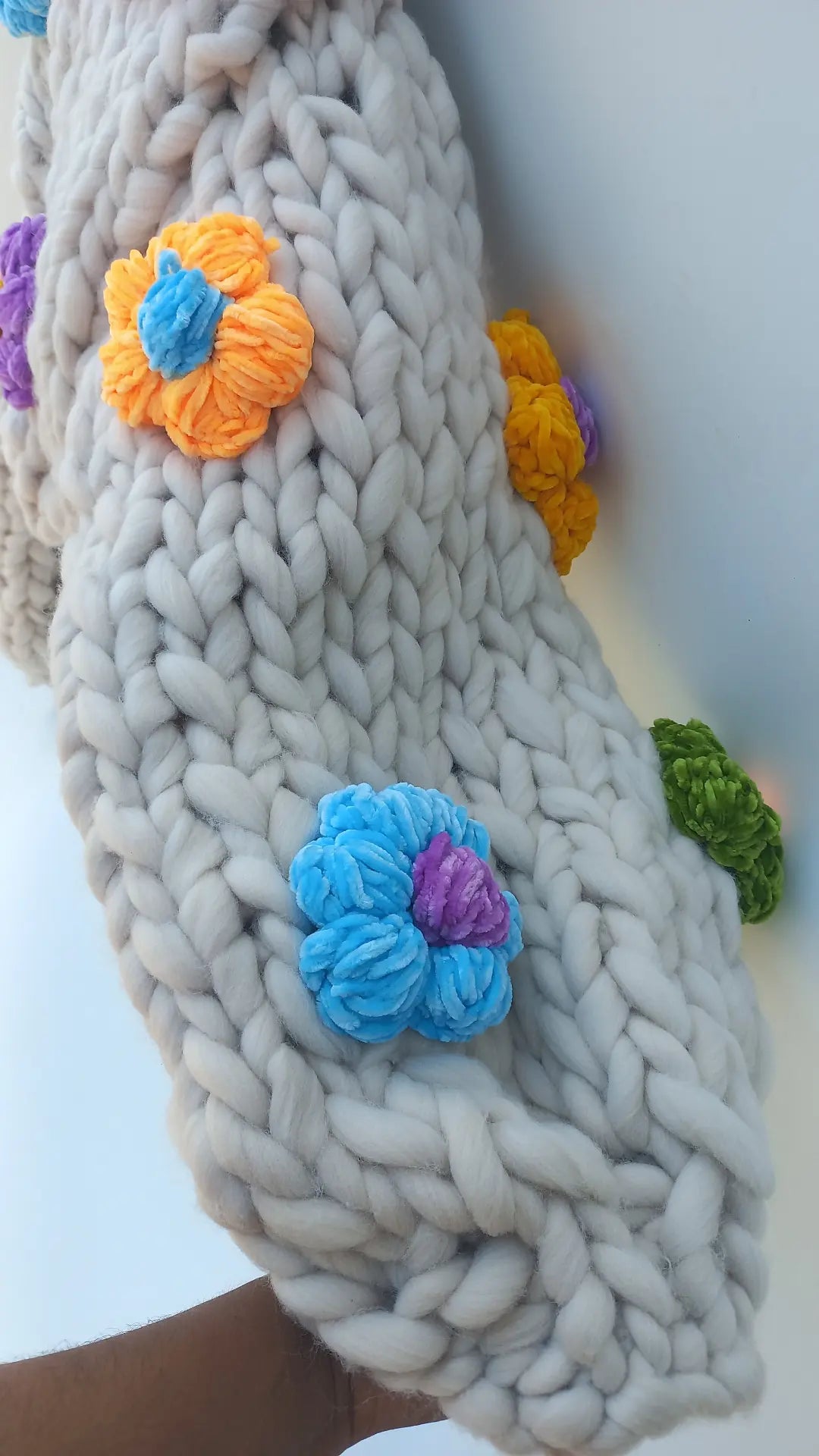 Chunky Blossom cardigan