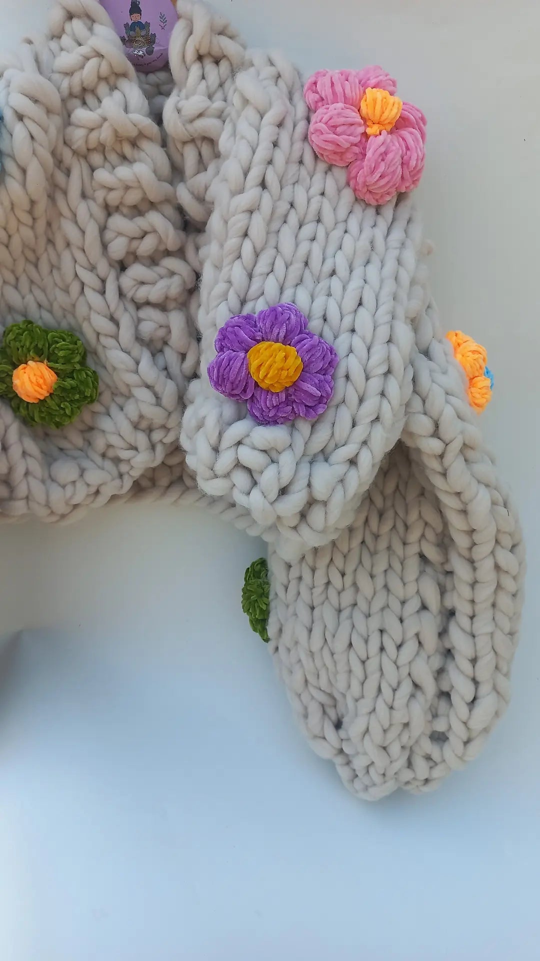 Chunky Blossom cardigan