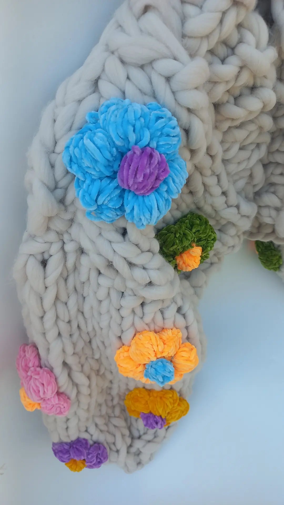 Chunky Blossom cardigan