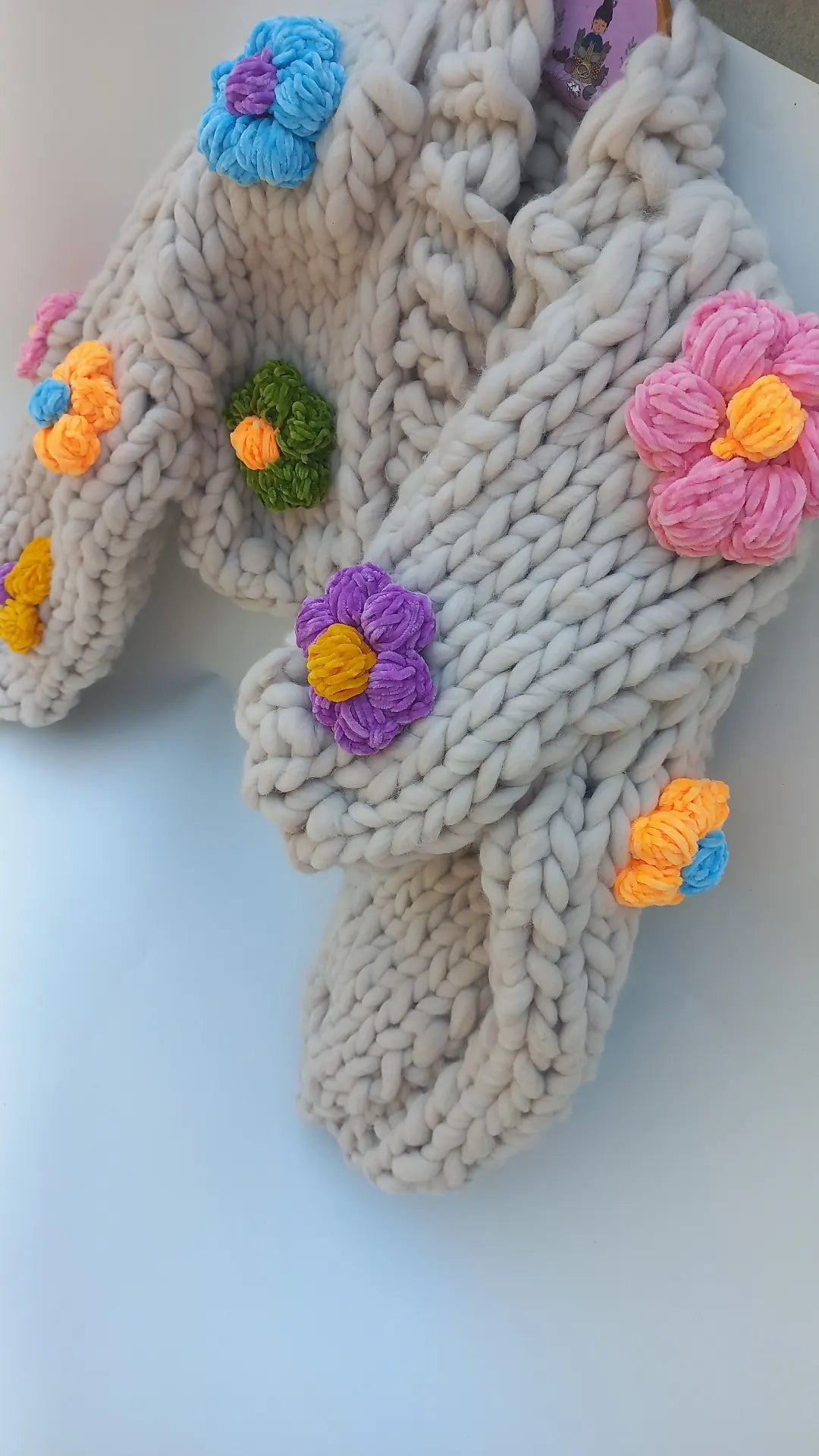 Chunky Blossom cardigan