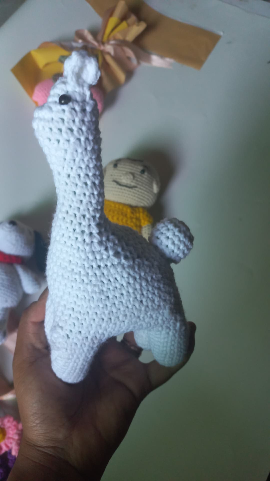 Charlie, snoopy and lama