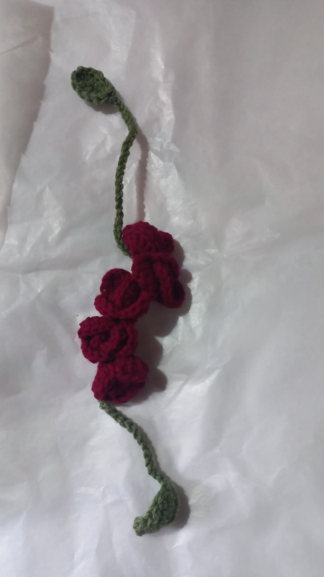 Crochet Rose Bracelet